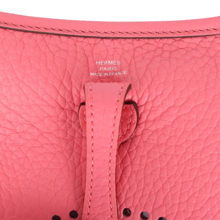 Handmade Bag HE TPM Rose Azalee Clemence Palladium Hardware - 图片 7