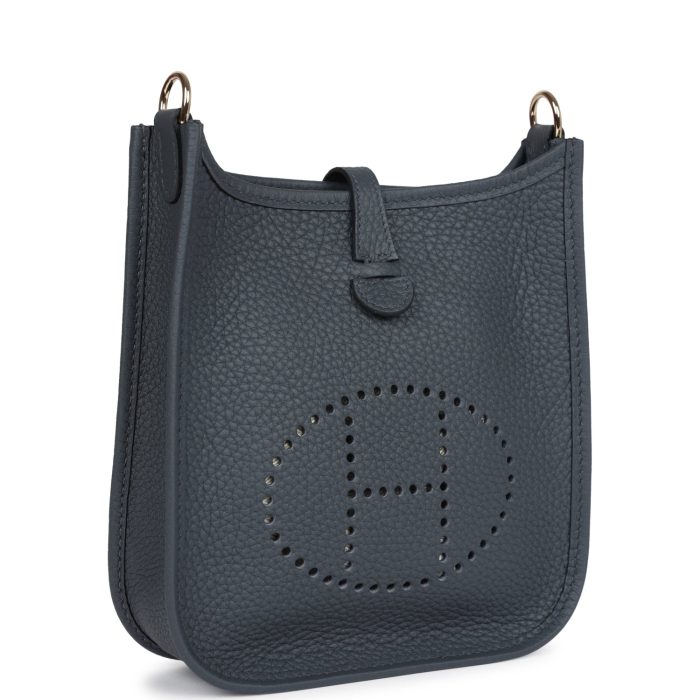 Handmade Bag HE TPM Gris Misty Clemence Permabrass Hardware - 图片 2