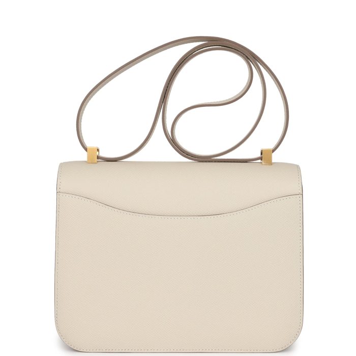 Handmade Bag HC 1-24 Craie Epsom Brushed Gold Hardware - 图片 4