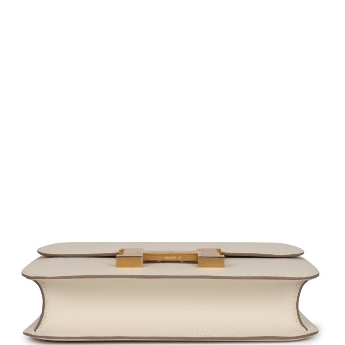 Handmade Bag HC 1-24 Craie Epsom Brushed Gold Hardware - 图片 5