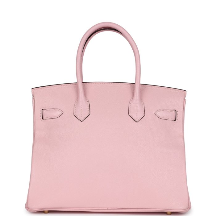 Handmade Bag HB 30 Rose Sakura Chevre Mysore Gold Hardware - 图片 4