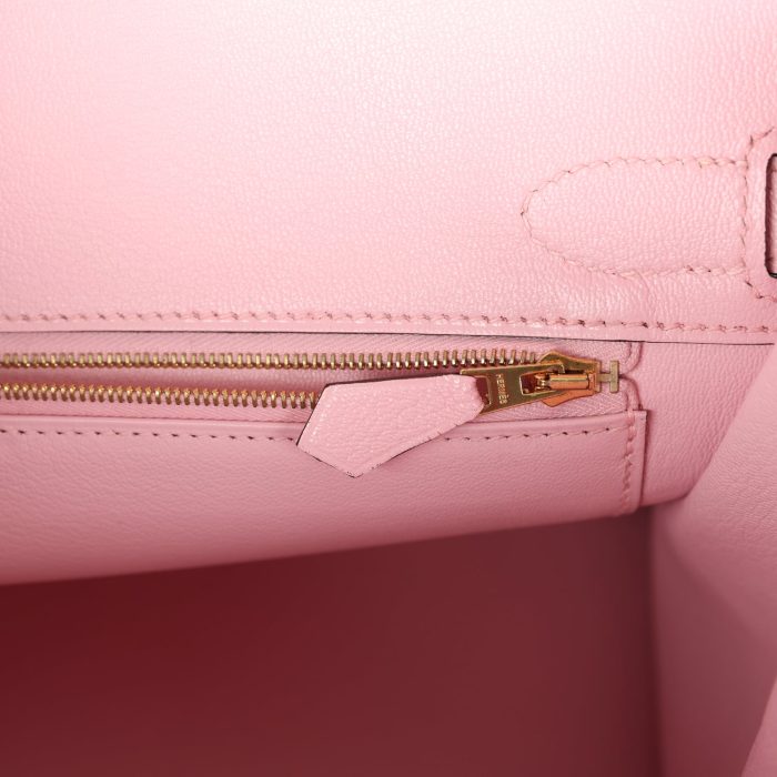 Handmade Bag HB 30 Rose Sakura Chevre Mysore Gold Hardware - 图片 8