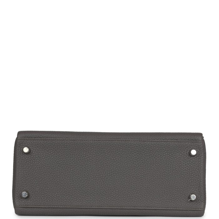 Handmade HKR 28 Etain Togo Palladium Hardware - 图片 6