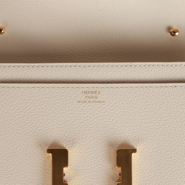 Handmade Bag HC Wallet To Go Beton Evercolor Gold Hardware