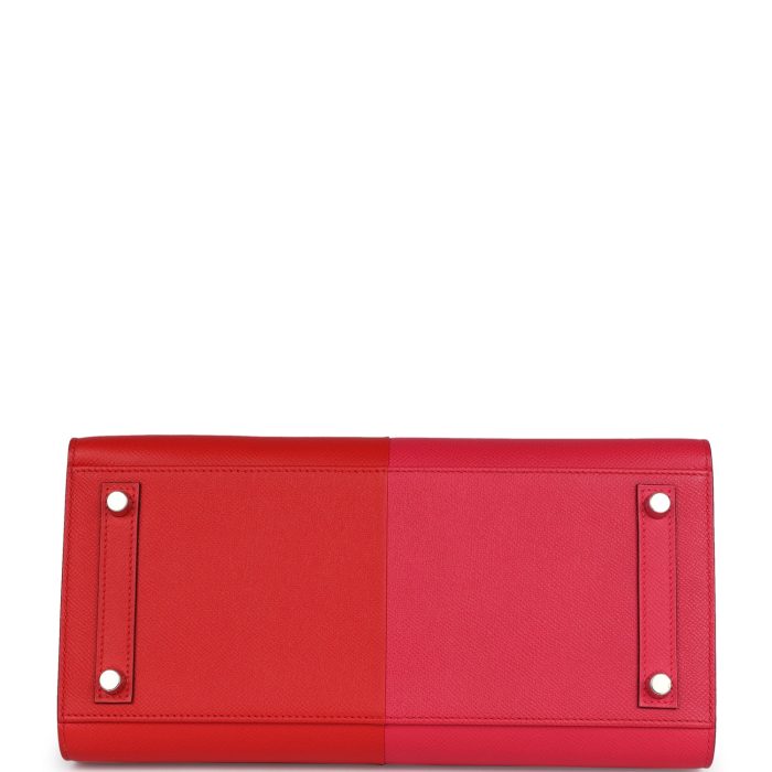 Handmade Bag HCBS 30 Rouge De Coeur and Rose Extreme Epsom Palladium Hardware - 图片 5