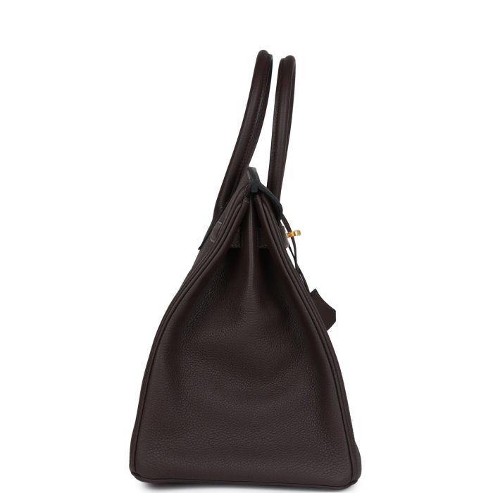 Handmade Bag HB 35 Ecorce Togo Gold Hardware - 图片 3