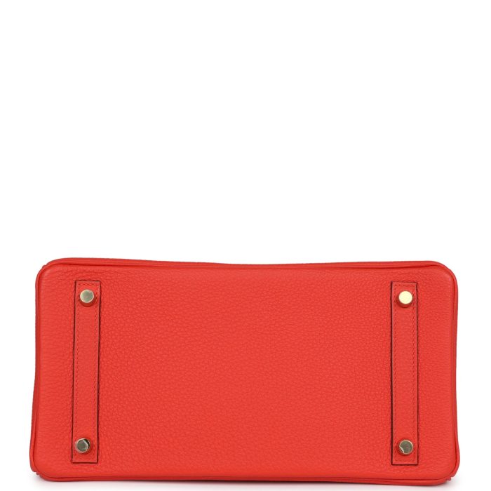 Handmade Bag HB 30 Capucine Togo Gold Hardware - 图片 5
