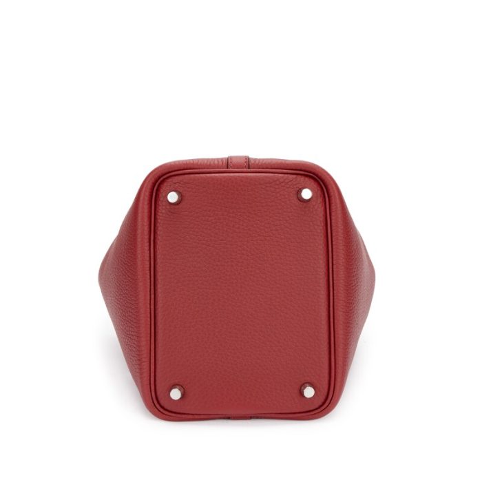Handmade HPL 18 Rouge H Clemence and Orange Field Swift Verso Palladium Hardware - 图片 5