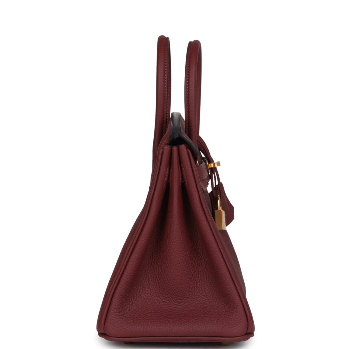 Handmade Bag HB 25 Rouge H Togo Gold Hardware - 图片 3
