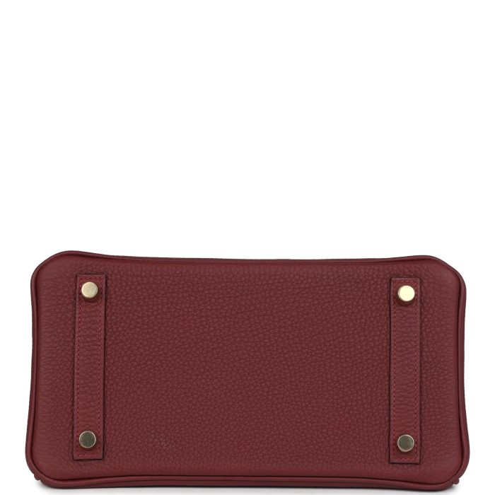 Handmade Bag HB 25 Rouge H Togo Gold Hardware - 图片 5