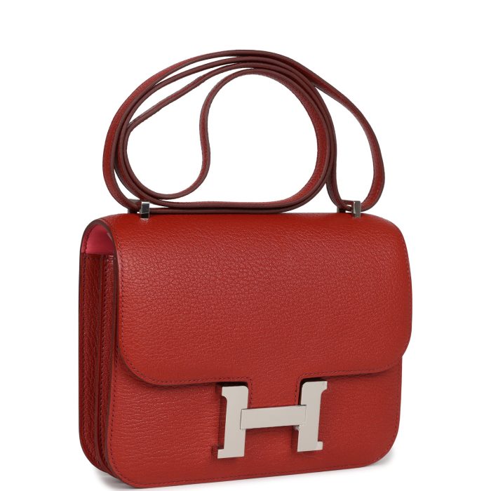 Handmade Bag HC 18 Brique Verso Chevre Mysore Palladium Hardware - 图片 2