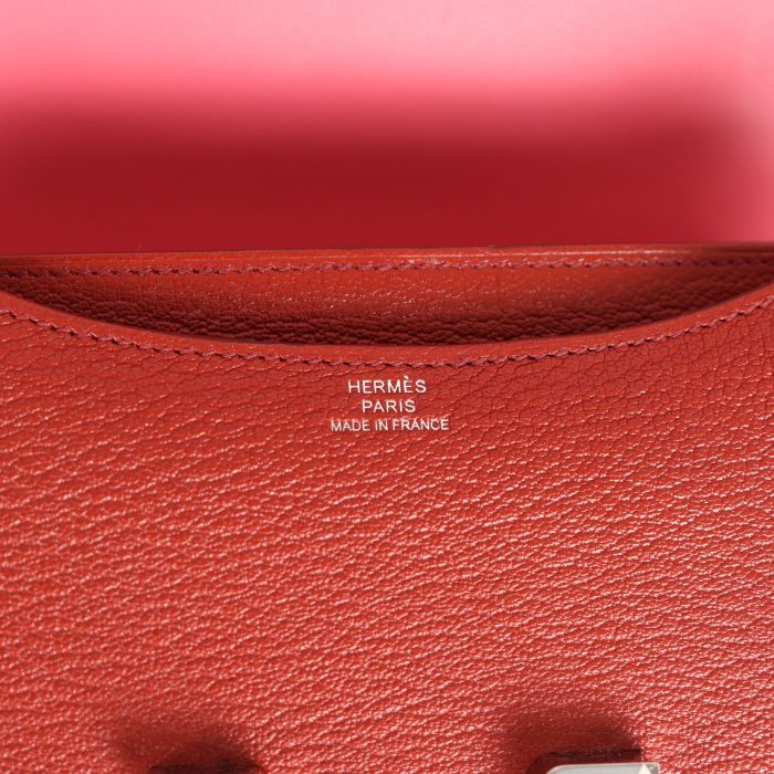 Handmade Bag HC 18 Brique Verso Chevre Mysore Palladium Hardware - 图片 7