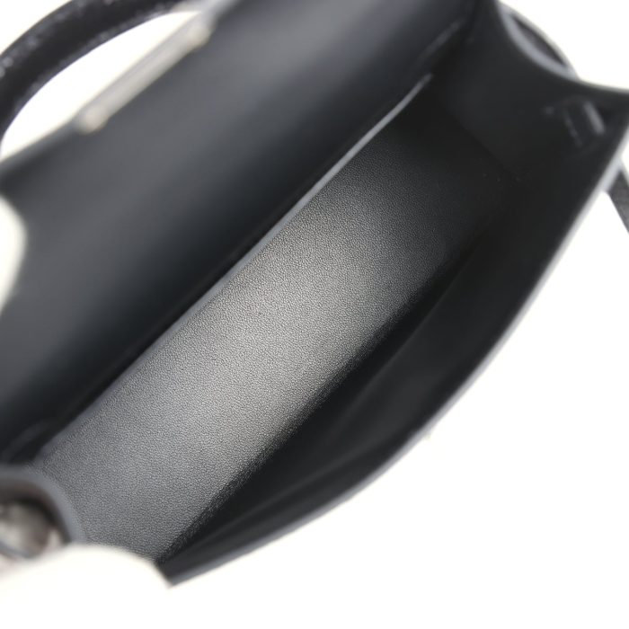 Handmade HKS 20 Black Madame and Shiny Varanus Lizard Touch Palladium Hardware - 图片 7
