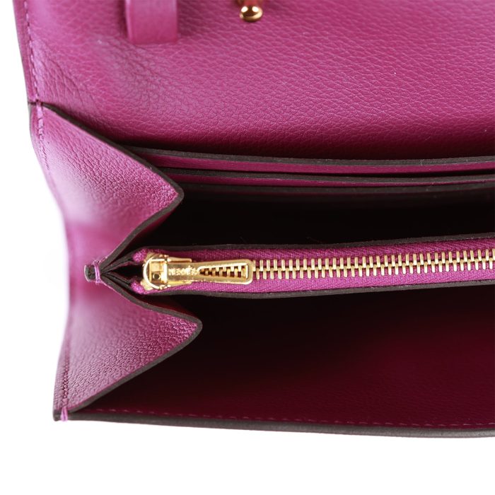 Handmade Bag HC Wallet To Go Anemone Evercolor Gold Hardware - 图片 2
