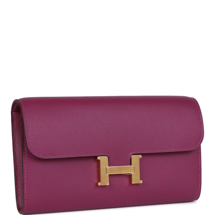 Handmade Bag HC Wallet To Go Anemone Evercolor Gold Hardware - 图片 3
