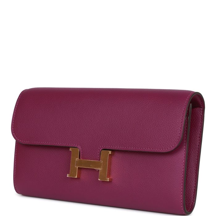 Handmade Bag HC Wallet To Go Anemone Evercolor Gold Hardware - 图片 9