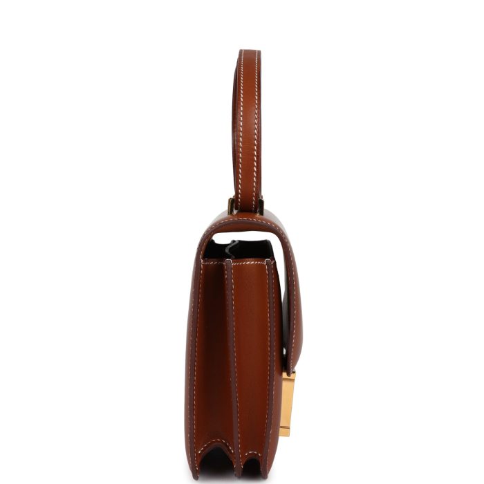Handmade Bag HC 18 Fauve Barenia Gold Hardware - 图片 3