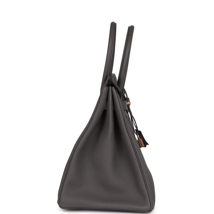Handmade Bag HB 35 Etain Togo Rose Gold Hardware - 图片 3