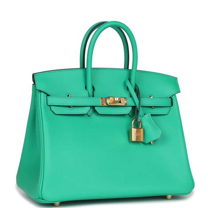 Handmade Bag HB 25 Menthe Swift Gold Hardware - 图片 2