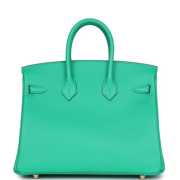 Handmade Bag HB 25 Menthe Swift Gold Hardware - 图片 4