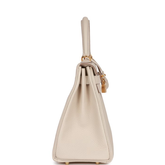Handmade HKR 28 Craie Togo Gold Hardware - 图片 3