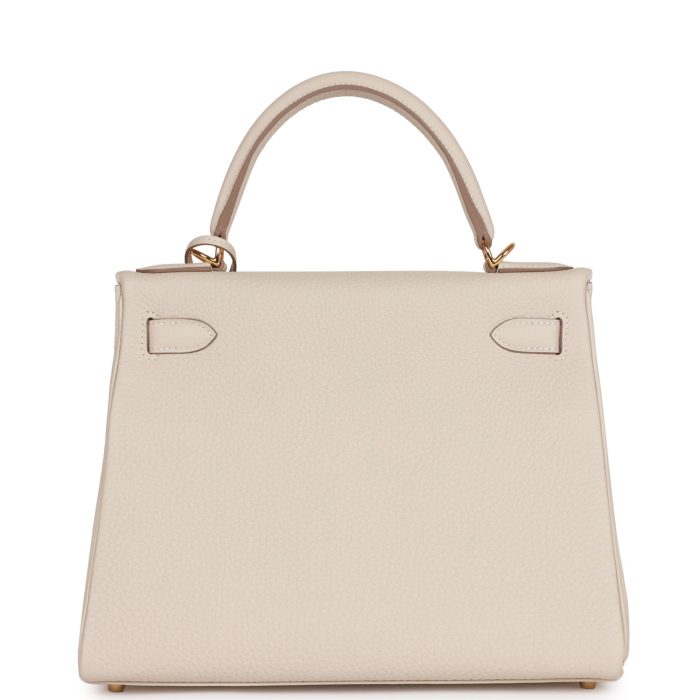 Handmade HKR 28 Craie Togo Gold Hardware - 图片 4