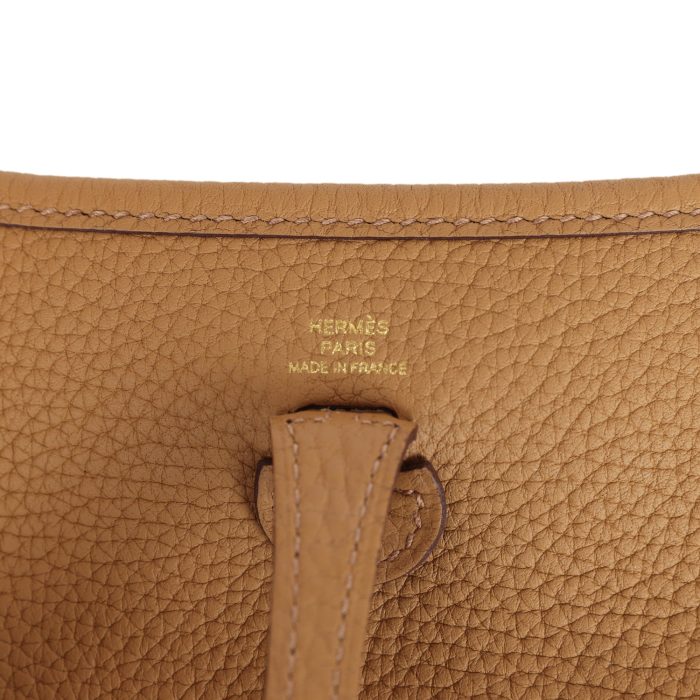 Handmade Bag HE TPM Biscuit Clemence Gold Hardware - 图片 7