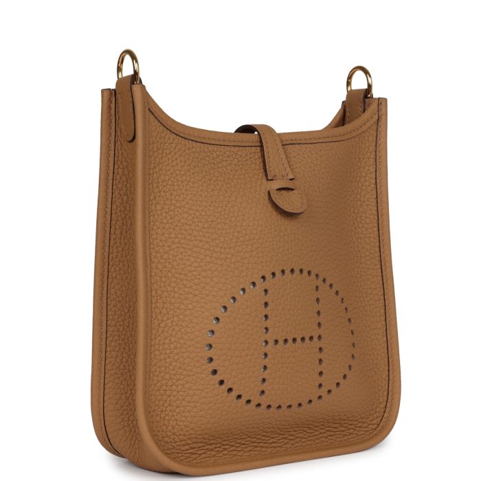Handmade Bag HE TPM Biscuit Clemence Gold Hardware - 图片 10