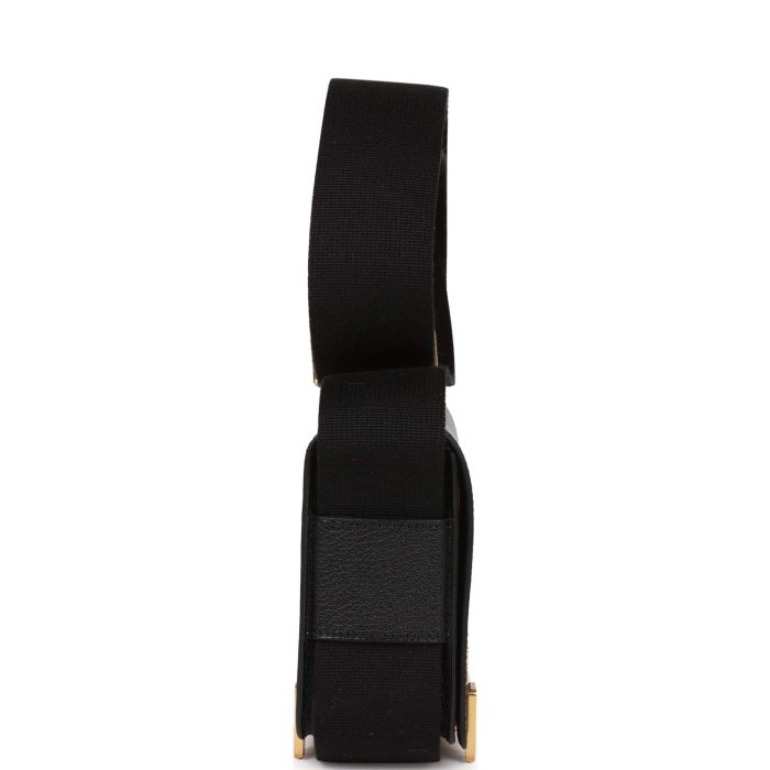 Handmade Bag HG Black Chevre Gold Hardware - 图片 3