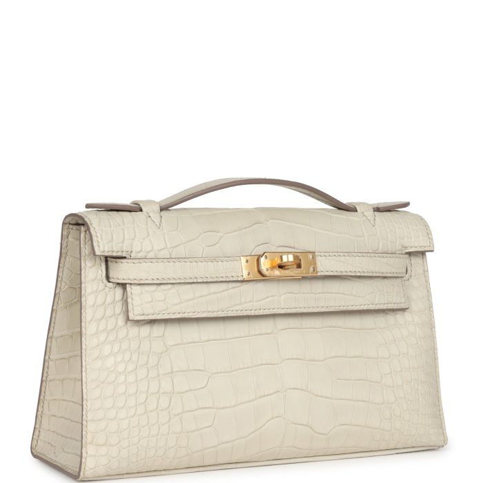 Handmade HKP Beton Matte Alligator Gold Hardware - 图片 2