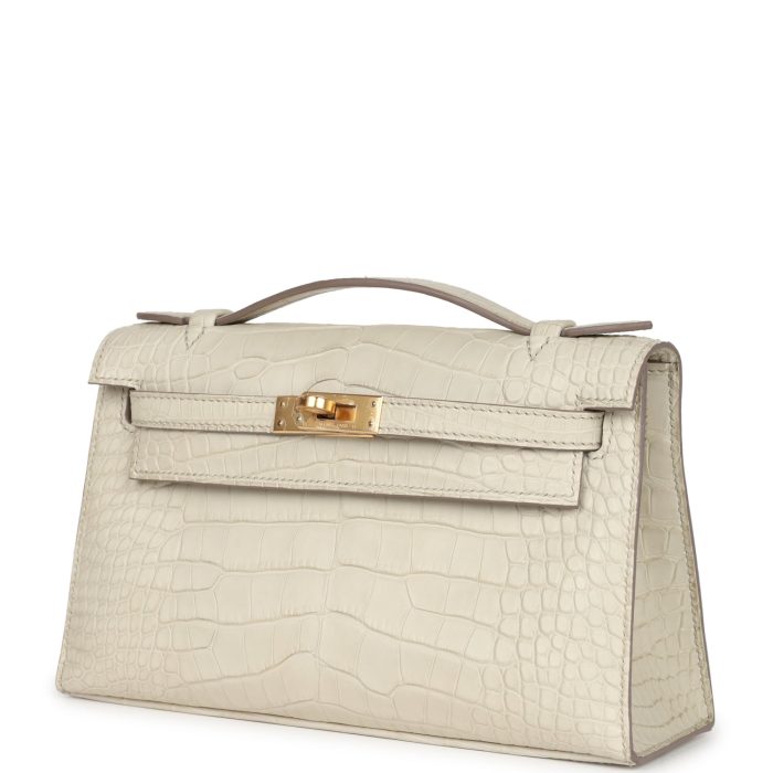 Handmade HKP Beton Matte Alligator Gold Hardware - 图片 3