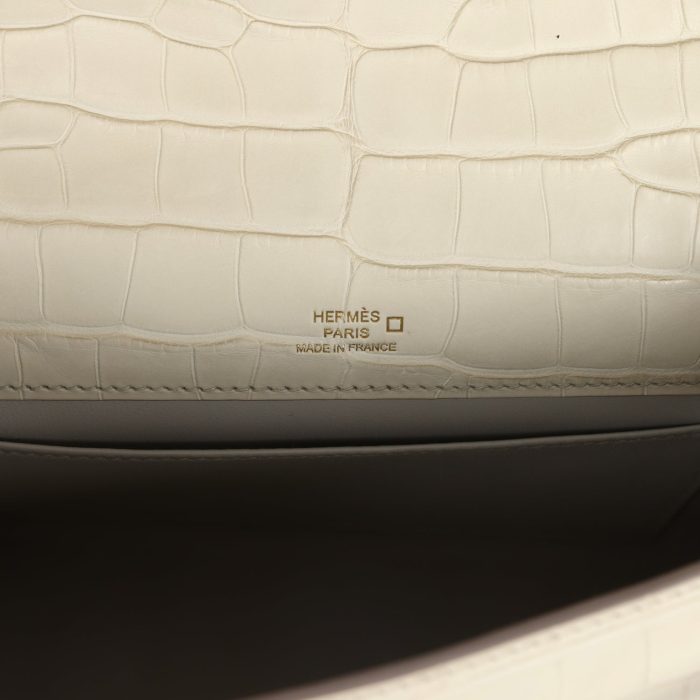 Handmade HKP Beton Matte Alligator Gold Hardware - 图片 7