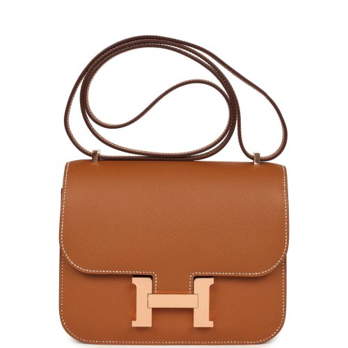 Handmade Bag HC 18 Gold Epsom Rose Gold Hardware