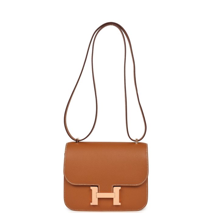 Handmade Bag HC 18 Gold Epsom Rose Gold Hardware - 图片 6