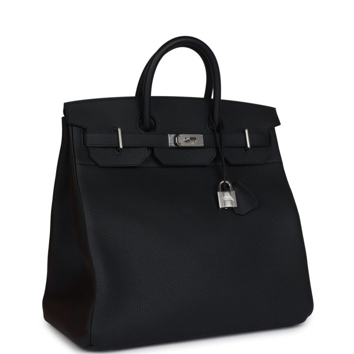Handmade Bag HHACB 40 Black Togo Palladium Hardware - 图片 2