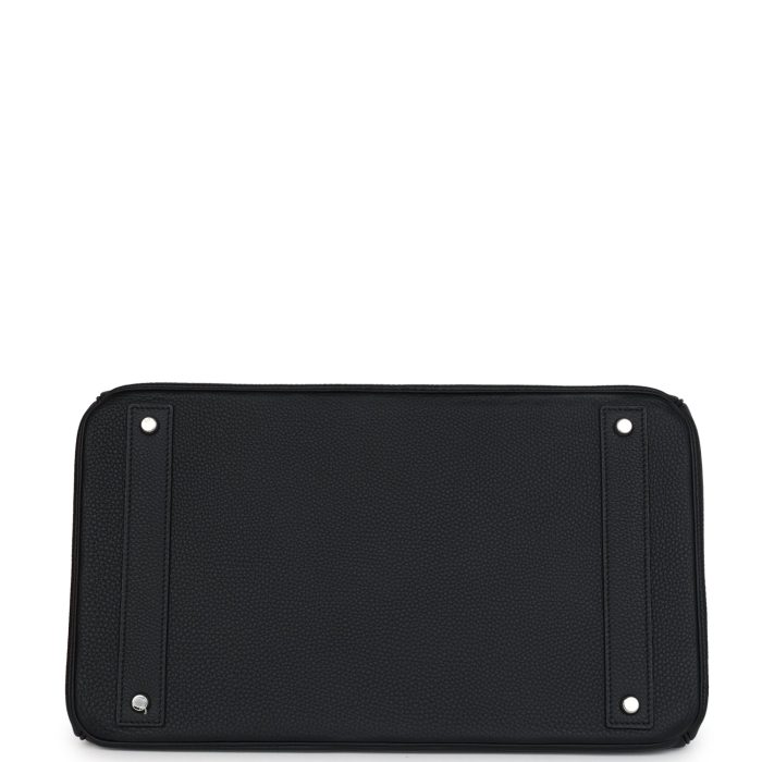 Handmade Bag HHACB 40 Black Togo Palladium Hardware - 图片 5