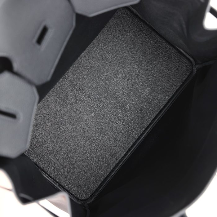 Handmade Bag HHACB 40 Black Togo Palladium Hardware - 图片 7