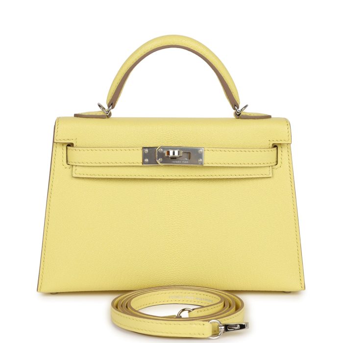 Handmade HKS 20 Limoncello Chevre Palladium Hardware