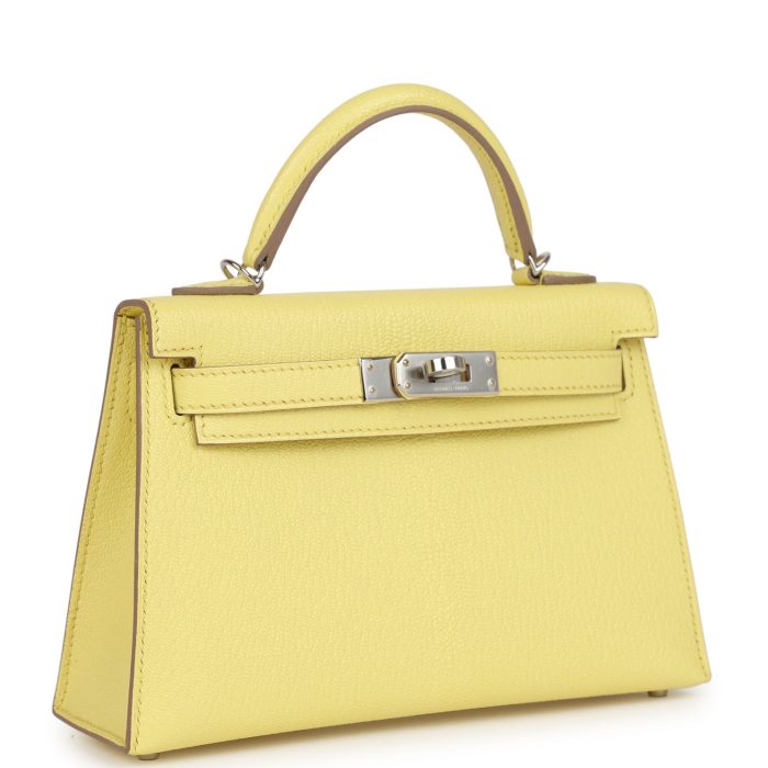 Handmade HKS 20 Limoncello Chevre Palladium Hardware - 图片 2