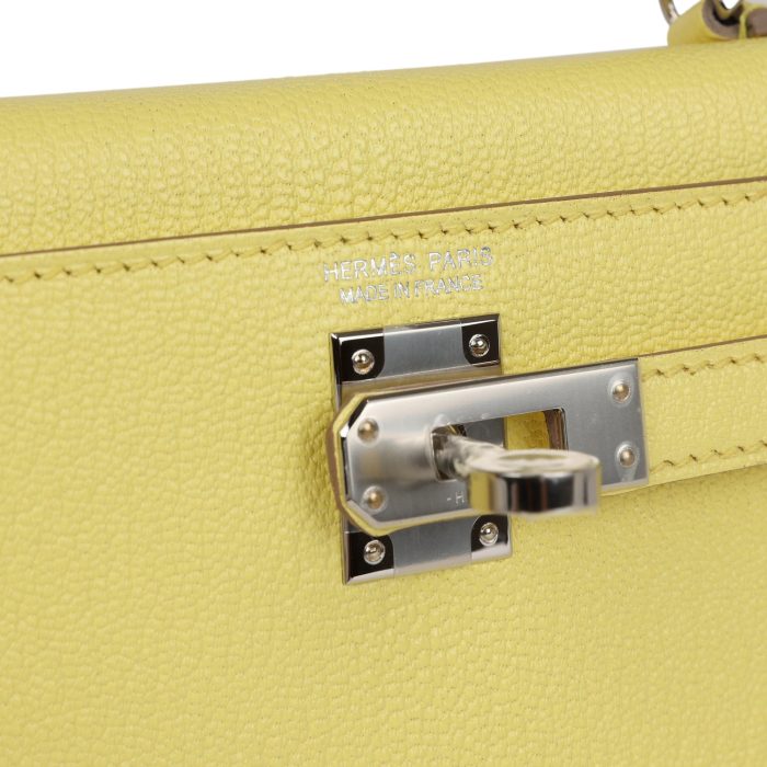 Handmade HKS 20 Limoncello Chevre Palladium Hardware - 图片 5