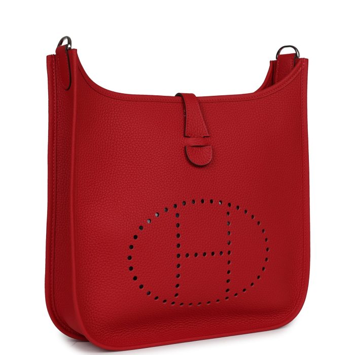 Handmade Bag HE III PM Vermillion Clemence Palladium Hardware - 图片 2