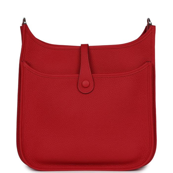 Handmade Bag HE III PM Vermillion Clemence Palladium Hardware - 图片 5