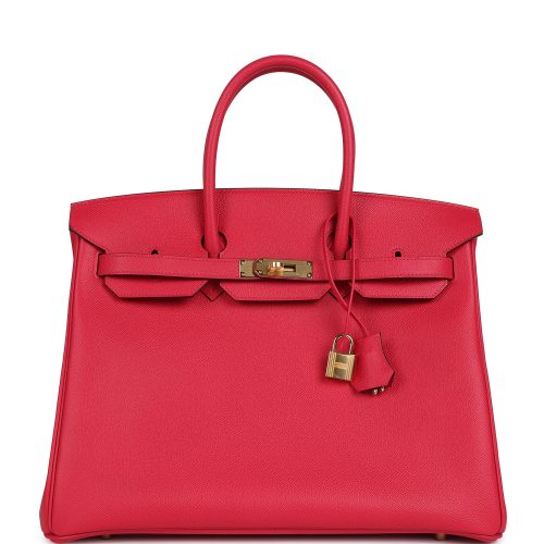 Handmade Bag HB 35 Rose Extreme Epsom Gold Hardware