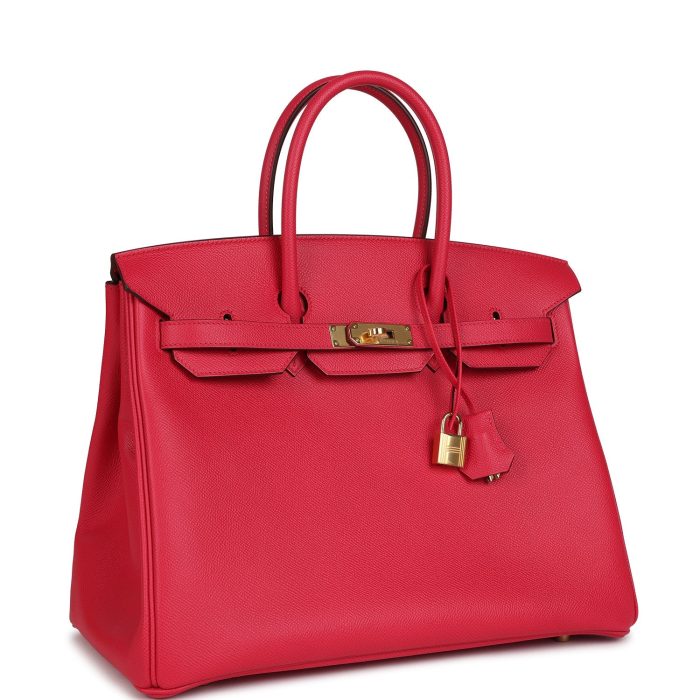 Handmade Bag HB 35 Rose Extreme Epsom Gold Hardware - 图片 2