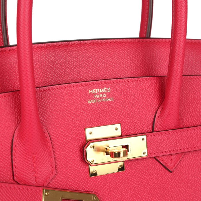 Handmade Bag HB 35 Rose Extreme Epsom Gold Hardware - 图片 6