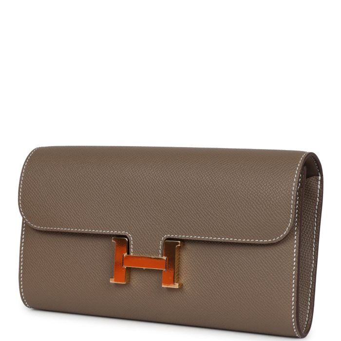 Handmade Bag HC Wallet To Go Etoupe Epsom Gold Hardware - 图片 5
