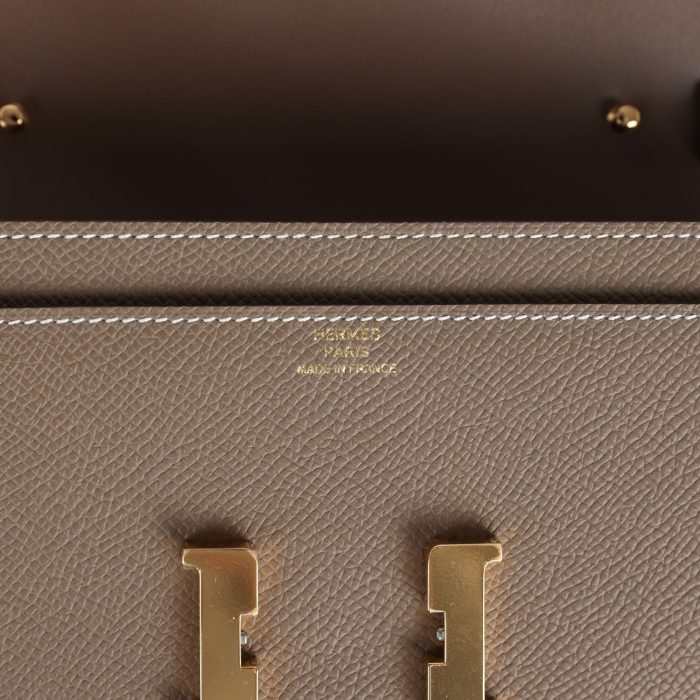 Handmade Bag HC Wallet To Go Etoupe Epsom Gold Hardware - 图片 6