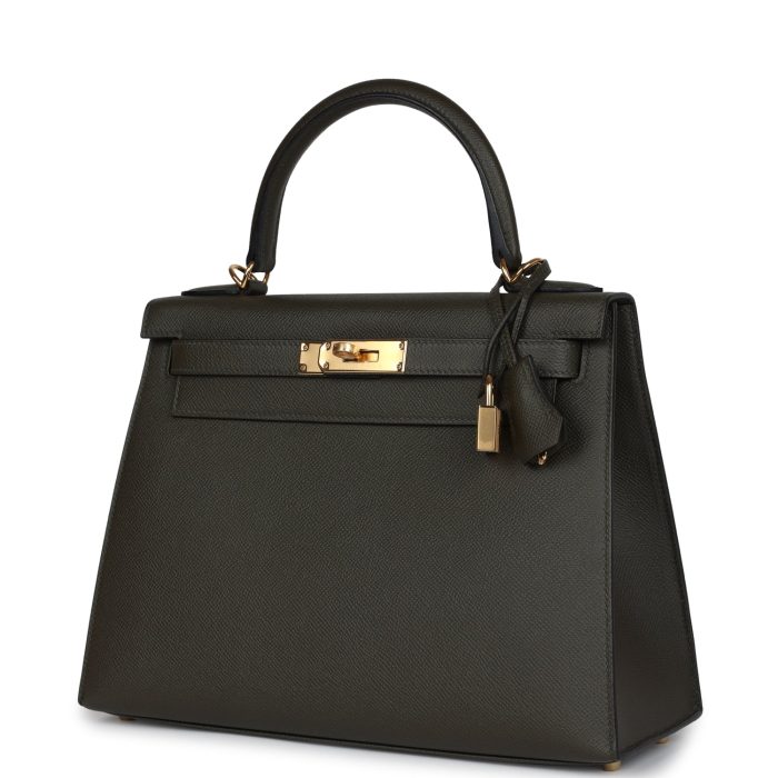 Handmade HKS 28 Vert De Gris Epsom Gold Hardware - 图片 3