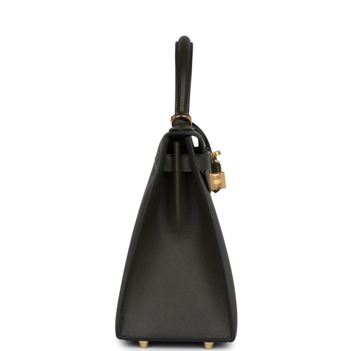 Handmade HKS 28 Vert De Gris Epsom Gold Hardware - 图片 4