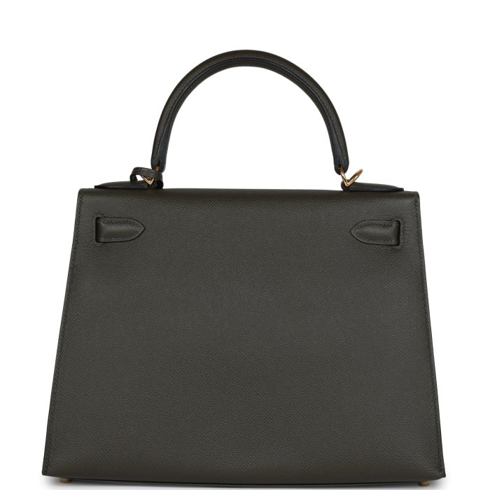 Handmade HKS 28 Vert De Gris Epsom Gold Hardware - 图片 5
